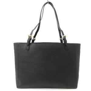 TORY BURCH トートバッグ レザー ロゴ プレート 10005963 ブラック