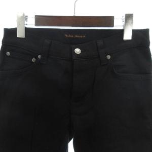 Nudie Jeans Tight Terry Everblack デニムパンツ コットン ジッパーフライ ブラック 29