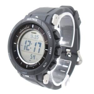 CASIO PRG-30 PRO TREK 腕時計 トリプルセンサー タフソーラー デジタル 黒