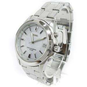 SEIKO SPIRIT 腕時計 電波 ソーラー アナログ 7B22-0AY0 シルバー系 SM0