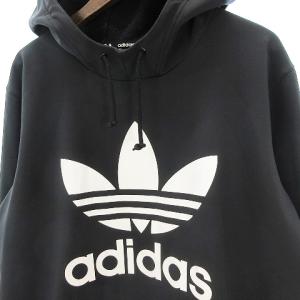 adidas TEAM TECH HOODIE パーカー プルオーバー 裏起毛 トレフォイルロゴ ダークグレー