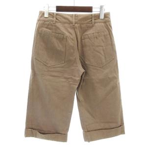 MHL. ワイド ハーフ パンツ ロールアップ MHW0752 モカベージュ