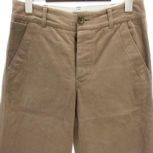 MHL. ワイド ハーフ パンツ ロールアップ MHW0752 モカベージュ