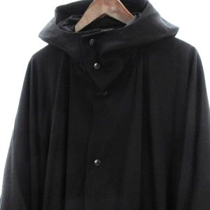 Yohji Yamamoto POUR HOMME 08AW ウールギャバジンコート ワイドスリーブ 3 黒