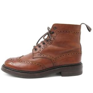 Tricker's L5180-D COUNTRY BOOT カントリーブーツ ウイングチップ 5 茶