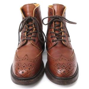 Tricker's L5180-D COUNTRY BOOT カントリーブーツ ウイングチップ 5 茶