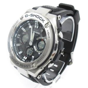 CASIO G-SHOCK GST-W110 G-STEEL 腕時計 マルチバンド6 タフソーラー シルバー