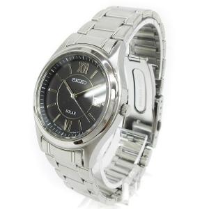 SEIKO SPIRIT 腕時計 アナログ ソーラー V147-0AD0 シルバー ブラック系 SM0