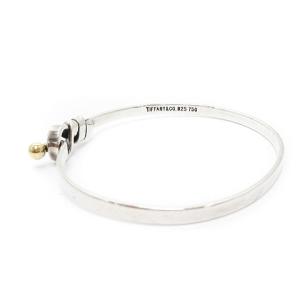 TIFFANY&Co. フックアンドアイ ブレスレット バングル K18 ゴールド シルバー 総重量9.2g