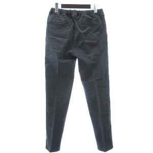 INCOTEX テーパードフィットパンツ イージー タック ストレッチ ボタンフライ チャコールグレー