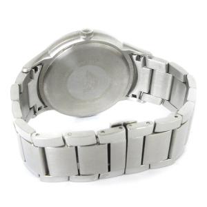 EMPORIO ARMANI クラシック 腕時計 AR-2477 アナログ クオーツ デイト 青文字盤 シルバーカラー ウォッチ SM0