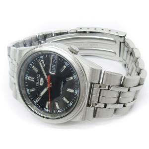 SEIKO ファイブ 5 腕時計 自動巻き アナログ 裏スケ デイデイト 7S26-01 シルバー