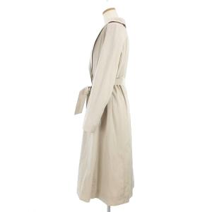 MACKINTOSH 美品 ファブリカ社製生地 ロング コート シングル 無地 アイボリー 38 SM0