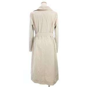 MACKINTOSH 美品 ファブリカ社製生地 ロング コート シングル 無地 アイボリー 38 SM0