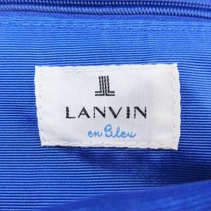 LANVIN en Bleu フェイクレザーリュック ショルダーバッグ 2WAY 斜め掛け スタッズ ブラック
