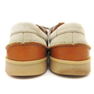 Clarks active air アクティブエアー レザーシューズ デッキ ドライビング ローカット グレージュ 26 SM0