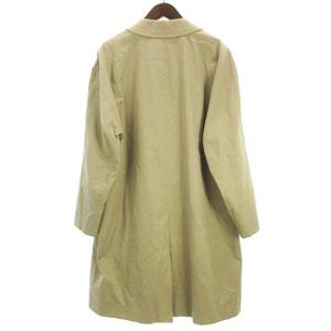 Aquascutum ステンカラーコート ロング ライナー付き 無地 ベージュ