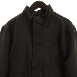 Brooks Brothers BERETTA フィールドジャケット フェイクスエード 無地 ダークブラウン 焦げ茶 S SM0
