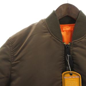 ALPHA INDUSTRIES タグ付き MA-1 50th Anniversary フライトジャケット リバーシブル