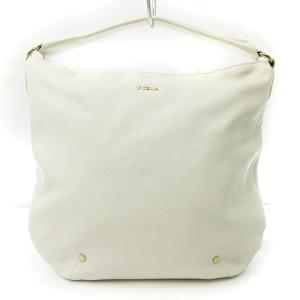 レザー ハンドバッグ ワンショルダー F6312 白 ホワイト SM0