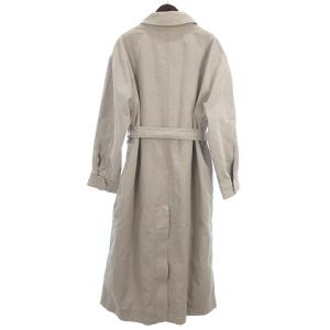 DIESEL 美品 ロングコート ベルト付き 無地 コットン 比翼 フロントボタン G-AMETISTA グレー M SM0