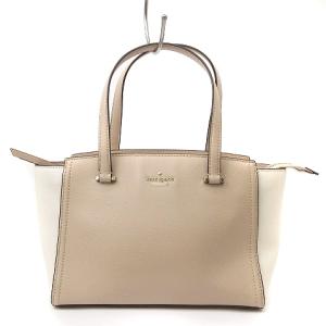 トートバッグ ハンド レザー ロゴ プレート WKRU5654 ピンクベージュ 鞄 SM0