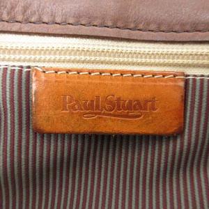 Paul Stuart メッセンジャーバッグ ショルダーバッグ レザー ブラウン