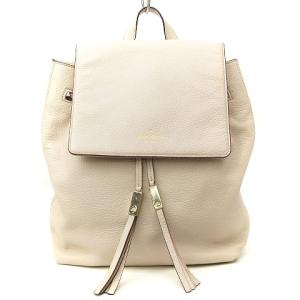 リュックサック バックパック レザー ベルト ロゴ プレート WKRU3317 ピンク SM0