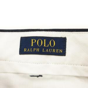 POLO RALPH LAUREN チノパンツ クラシック テーパード コットン ネイビー