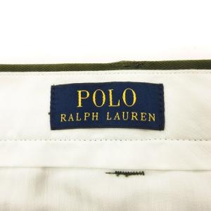 POLO RALPH LAUREN チノパンツ クラシック テーパード コットン カーキ