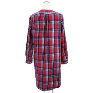 Engineered Garments FWK ネルチェック チュニック シャツ 長袖 コットン レッド系 1 SM0