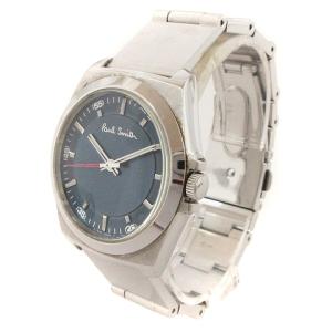PAUL SMITH 腕時計 アナログ クォーツ 3針 6038-H24741 シルバーカラー ネイビー系 ウォッチ SM0