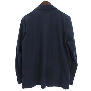 adidas タグ付き 22SS ID2 テーラード ジャケット スナップ 2B ロゴ ストレッチ ナイロン HC9986 紺 ネイビー