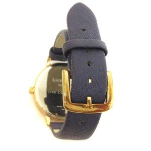 kate spade new york 腕時計 Metro メトロ ハッピーアワーストラップ ウォッチ クォーツ レザーベルト KSD1040 文字盤 白 ホワイト