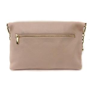TORY BURCH ショルダーバッグ 2WAY クラッチ レザー ロゴ チェーン ピンクベージュ 鞄 SM0