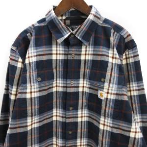 Carhartt LOOSE FIT HEAVYWEIGHT FLANNEL LONG SLEEVE PLAID SHIRT 105078 ヘビーウェイト