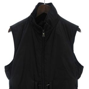 PRADA SPORT Mat 07H ベスト バックメッシュ ナイロン SGV204 黒 ブラック 50