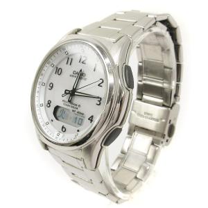 CASIO ウェーブセプター wave ceptor 腕時計 電波 ソーラー マルチバンド6 アナデジ WVA-M630 シルバー系 ウォッチ