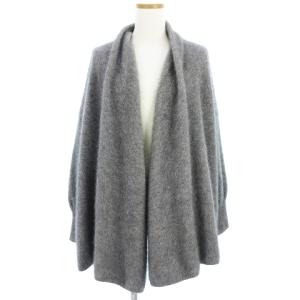 22AW ファー ニット パフ カーディガン 22-080-240-5220-3-0 グレー