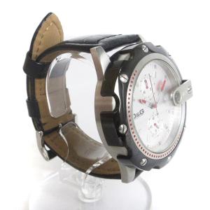 D&G 腕時計 アナログ クオーツ クロノグラフ DW0366 黒 ブラック ウォッチ SM0