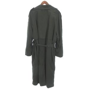 Brooks Brothers 美品 モールスキンコート トレンチ 長袖 ラグランスリーブ ライナー付き ベルト付き USA製 無地 カーキ 46R アウター