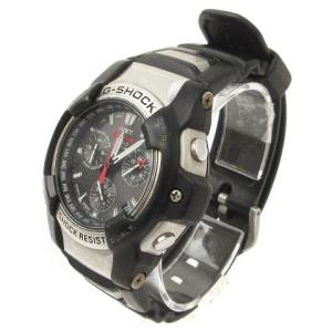 CASIO G-SHOCK GIEZ 腕時計 電波 ソーラー アナログ クロノグラフ GS-1000J シルバー ブラック