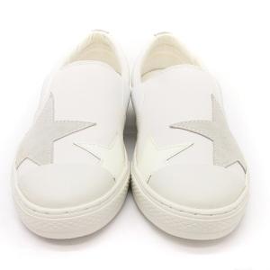 CONVERSE タグ付き オール スター クップ トリオスター スリップオン スリッポン スニーカー ローカット レザー 白 ホワイト 26.5