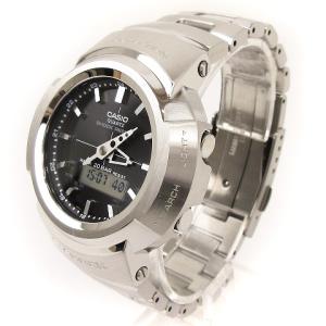 CASIO G-SHOCK AWM-500D-1AJF フルメタル 腕時計 アナデジ タフソーラー マルチバンド6 シルバー