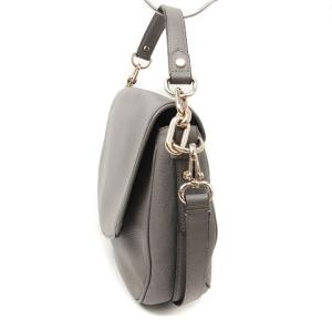 kate spade new york ハンドバッグ ショルダー 2way レザー ロゴ グレー 鞄 SM0