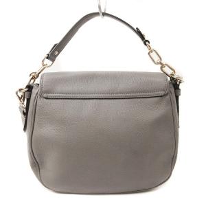kate spade new york ハンドバッグ ショルダー 2way レザー ロゴ グレー 鞄 SM0