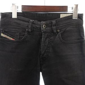 DIESEL SLEENKER スキニーデニムパンツ ジーンズ スリムスキニー ストレッチ 0886Z 黒 ブラック W26 L30 SM0
