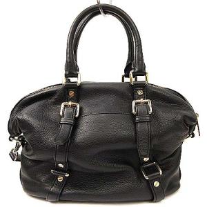 MICHAEL KORS 2WAY ショルダーバッグ ハンドバッグ レザー ブラック 黒 SM0