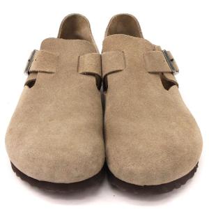BIRKENSTOCK ロンドン シューズ スリッポン スエード ベルト 10105043 ベージュ 36 25cm相当 靴 SM0