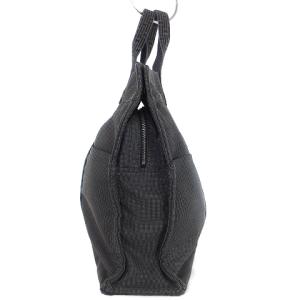 HERMES エールライン MM トートバッグ キャンバス ダークグレー 鞄 AA SM0